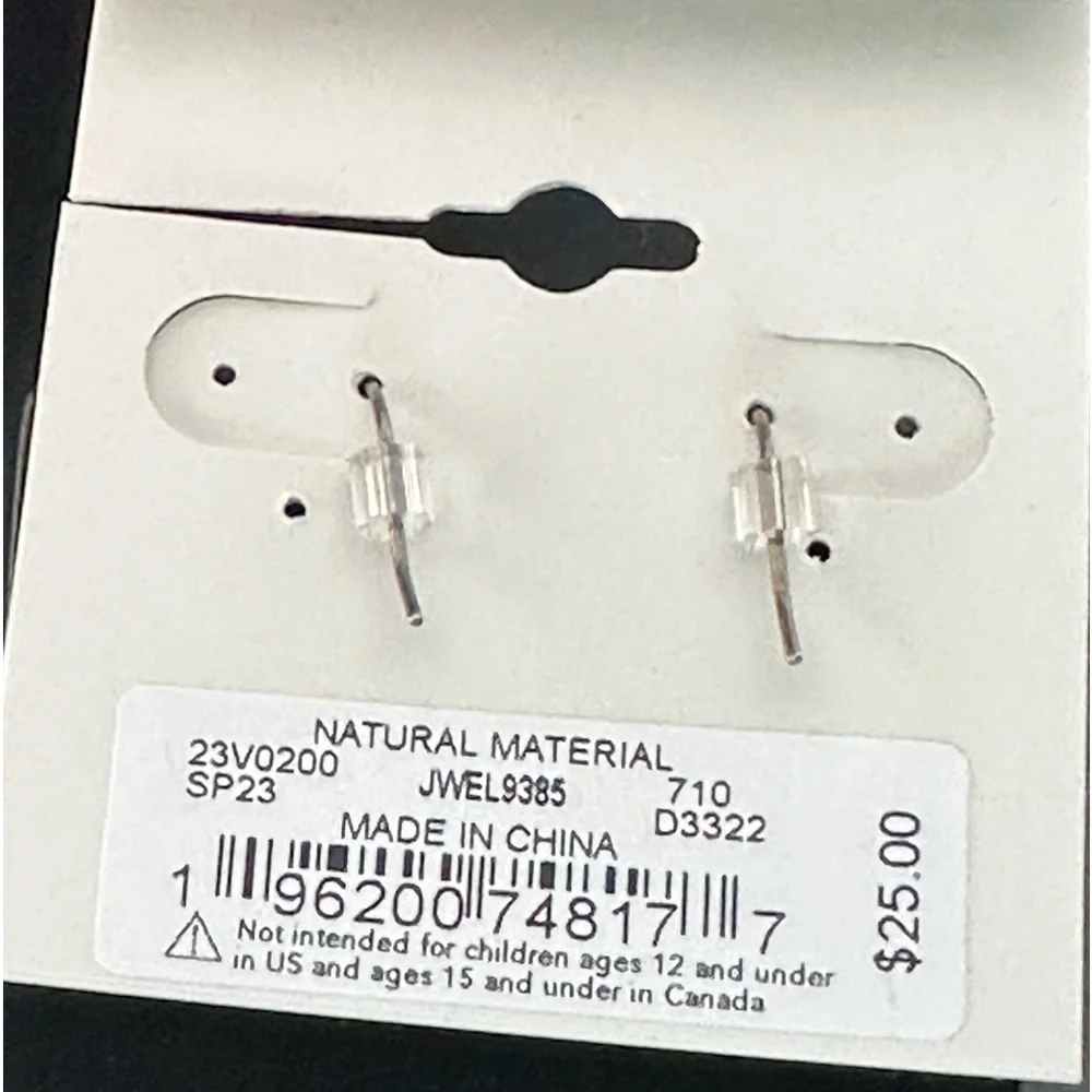 NWT Lucky Brand Gold Horseshoe Drop Earrings